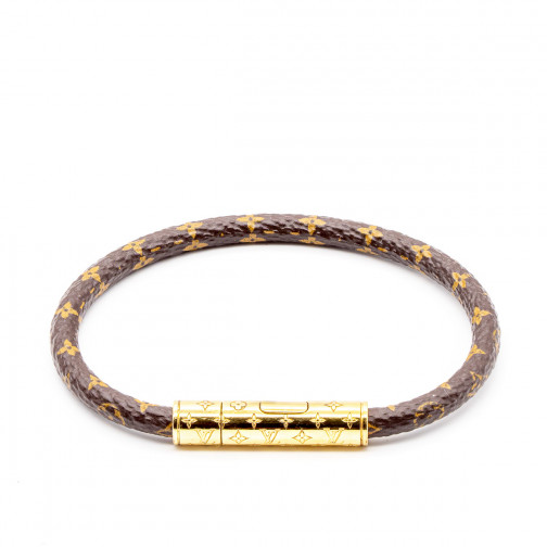 Bijoux Bracelet Louis Vuitton Essential V Marron d'occasion